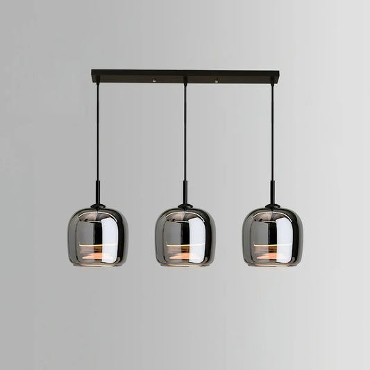 Freja Modern Smoky Glass Pendant Light