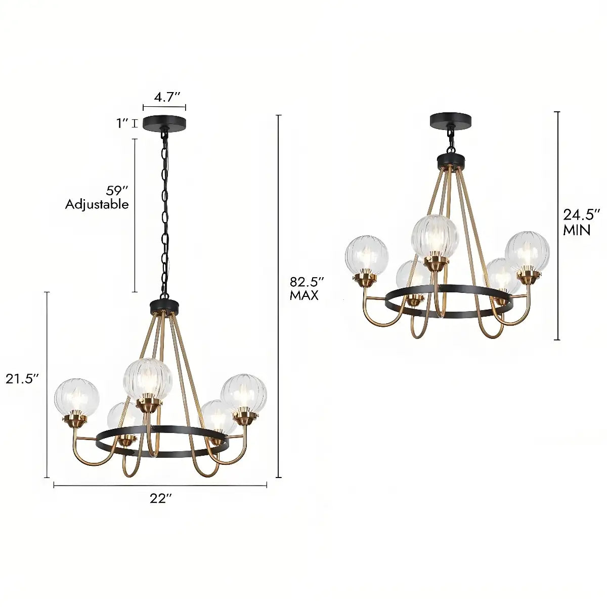 Gildas Luxury 5-Light Adjustable Wagon Wheel Chandeliercc1.webp__PID:6d981875-04ec-41a7-ae96-b26915e68345