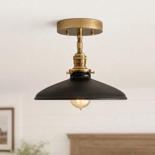 Giselle Industrial Dome Metal Ceiling Light