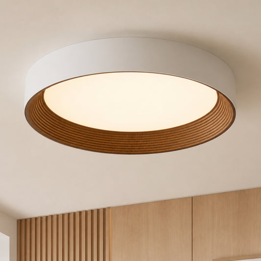 Giselle Minimalist Round Flush Mount Ceiling Light