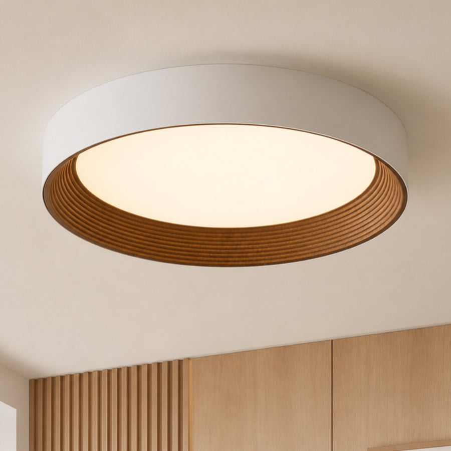 Giselle Minimalist Round Flush Mount Ceiling Light