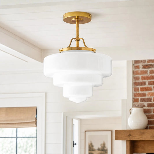 Griselda Modern Cake Shade Ceiling Light