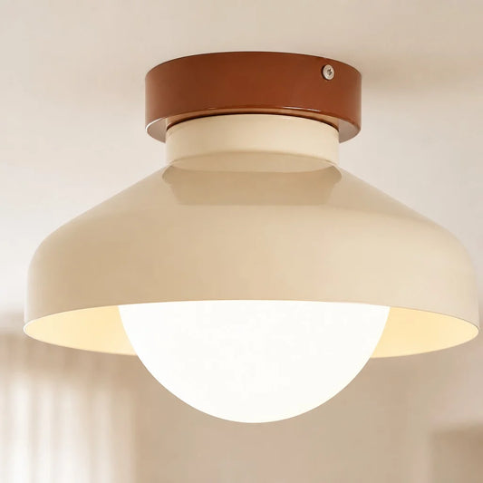 Gunilla Nordic Glass Umbrella LED Ceiling Light