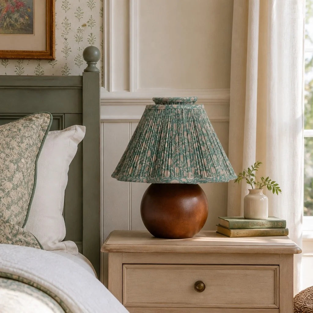 Gwen Vintage Country Pleated Floral Linen Table Lamp (19).webp__PID:aeea3fb2-c145-41be-ae90-0dc54f583a38