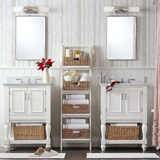 Isla Retro Brass Double Tube Glass Wall Sconce