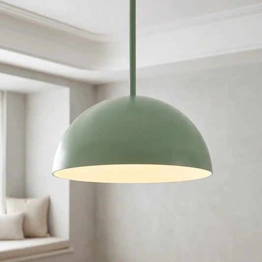 Jaxen Modern Minimalist Metal Hemisphere Pendant Light