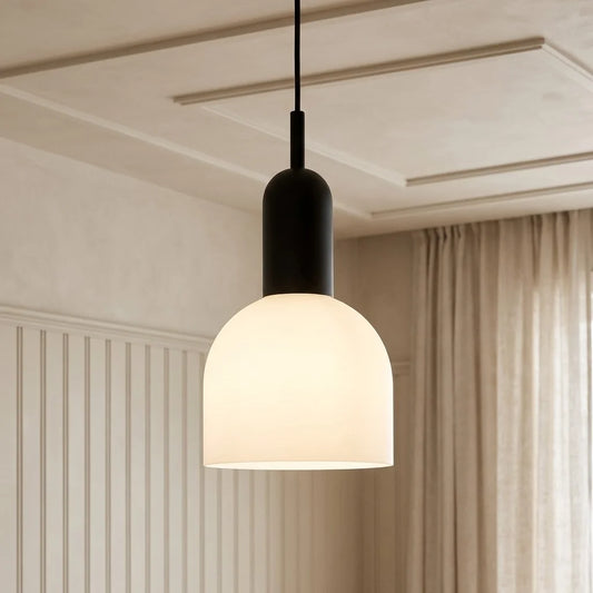 Joren Contemporary Metal Mushroom Shape Pendant Light