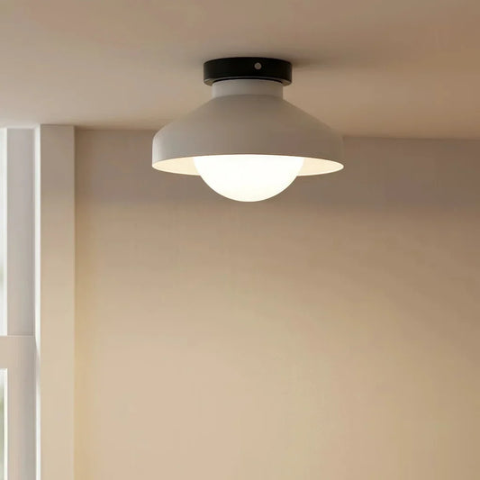 Julia Nordic Minimalist Glass Umbrella Led Ceiling Light