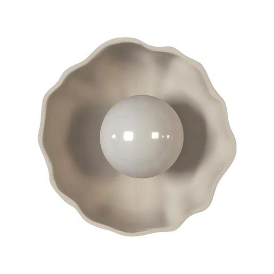 Kaito Wabi-Sabi Ceramic Flower Wall Sconce