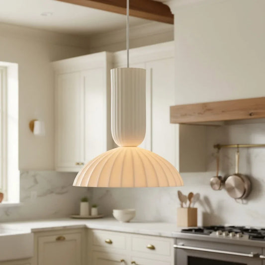 Lair Modern Elegant Porcelain Art Deco Umbralla Pendant Light