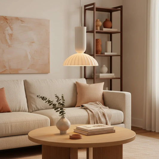 Lair Modern Elegant Porcelain Art Deco Umbralla Pendant Light