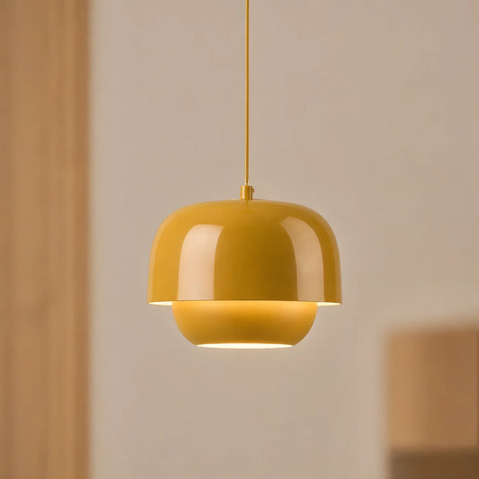 Laurel Modern Dome Colorful Metal Pendant Light