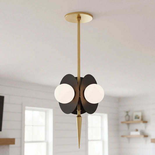 Lennox Modern Decorative Metal Petal Chandelier
