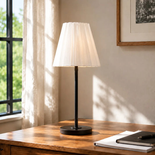 Liberty Modern Tapered Shade Linen Table Lamp