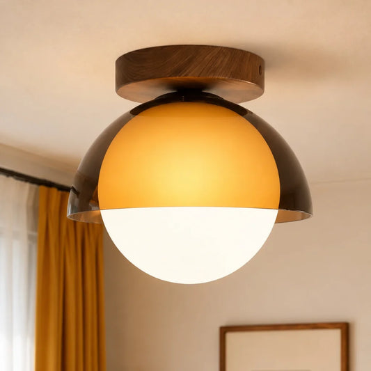 Liorian Vintage Acrylic Flush Mount Ceiling Light