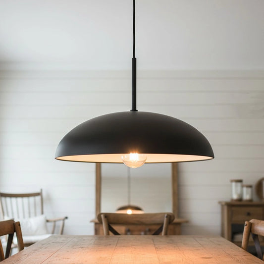 Liraz Minimalist Metal Round Pendant Light