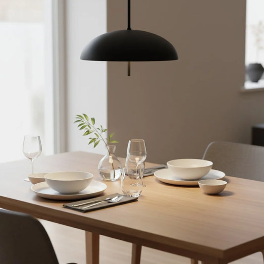Liraz Minimalist Metal Round Pendant Light