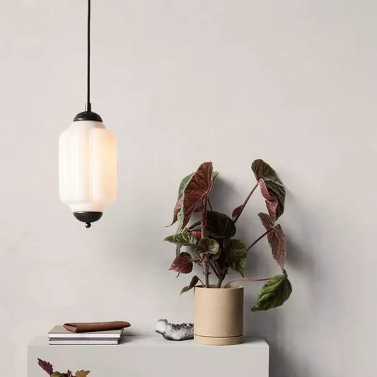 Lumi Milk Glass Eloise Pendant Light