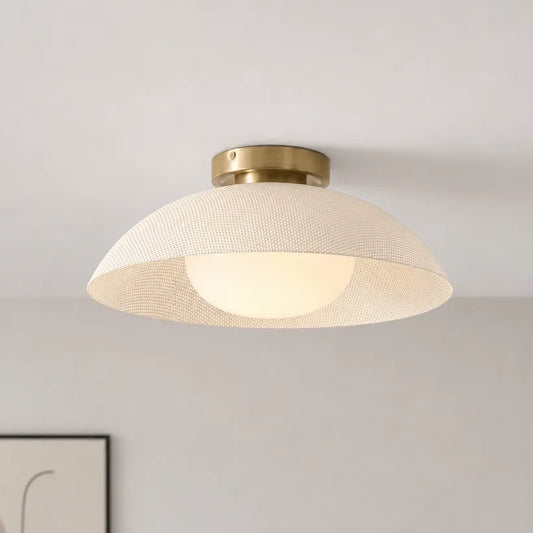 Lyraen Modern Metal Dome Flush Mount Ceiling Light