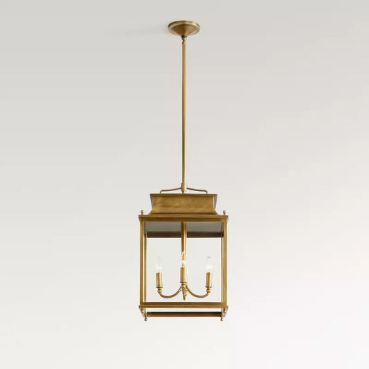 Makhai Industrial Outdoor Lantern Glass Pendant Light
