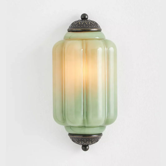 Lumi Vintage Antique Milk Glass Flush Eloise Sconce