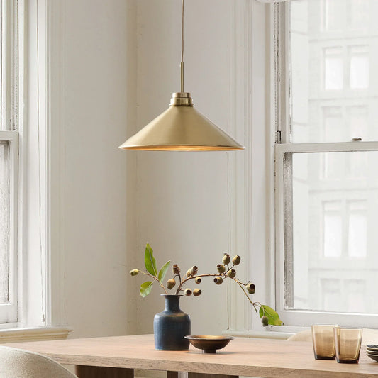 Marais Modern Hat Shape Adjustable Pendant Light