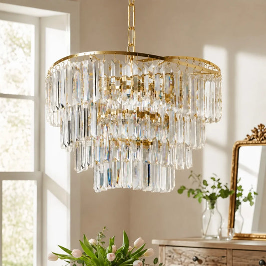 Margot Modern Luxury Glass Crystal Chandelier