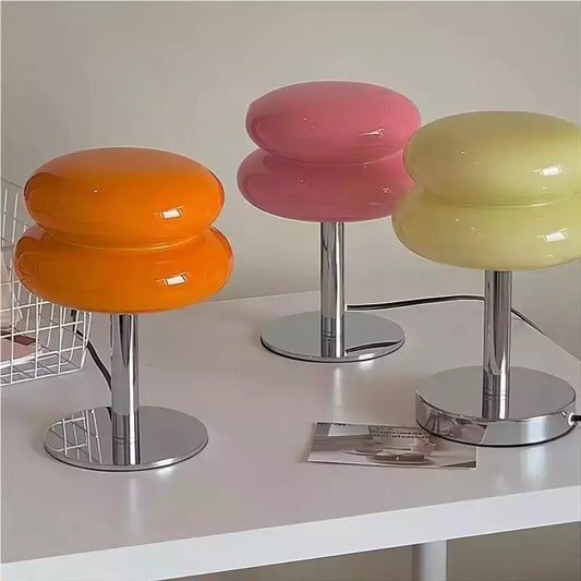 Marta Modern Bauhaus Glass Table Lamp