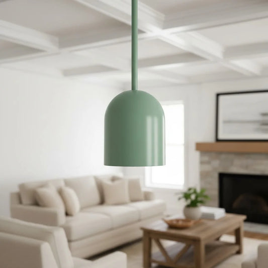 Metio Modern Metal Bell Single Pendant Light