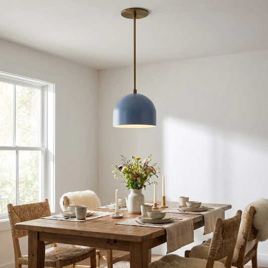 Metio Modern Two-Tone Metal Bell Pendant Light