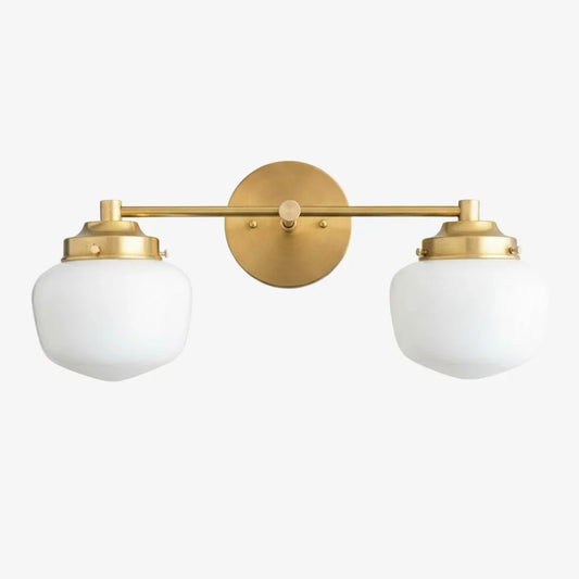 Modern Industrial Art Deco Glass Vanity Light