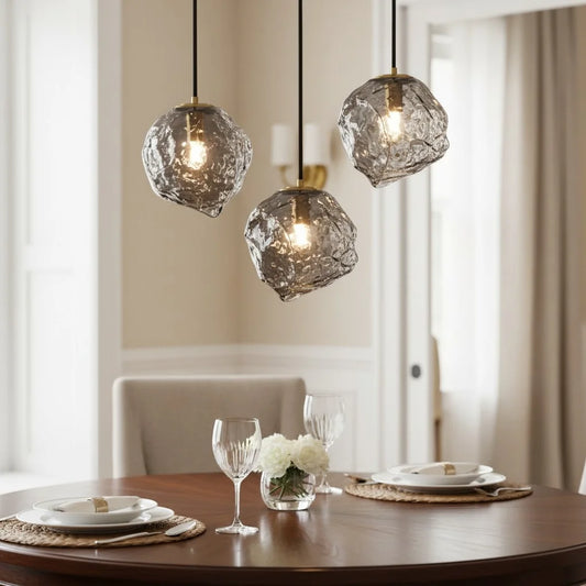Modern Creative Cube Glass Pendant Light