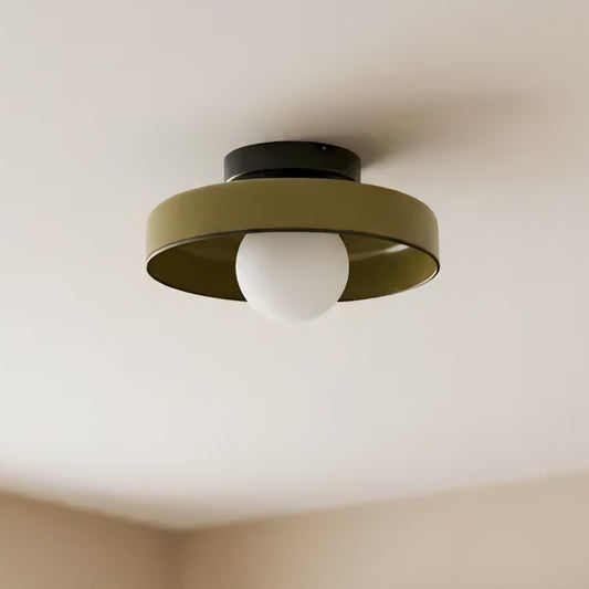 Modern Disc Orb Glass Wall & Ceiling Light