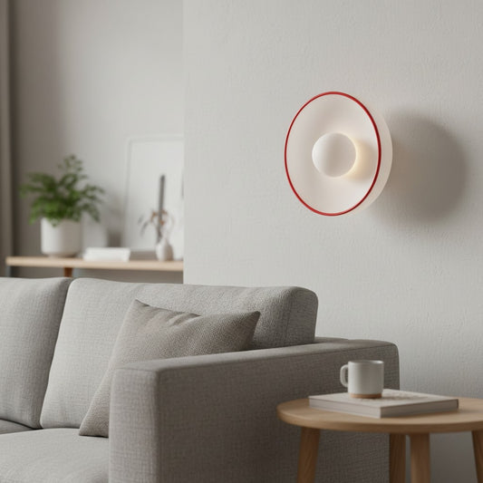 Modern Disc Orb Glass Wall & Ceiling Light