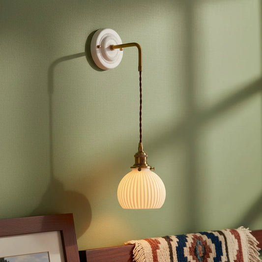 Modern Minimalist Ceramic Decorative Wall Light