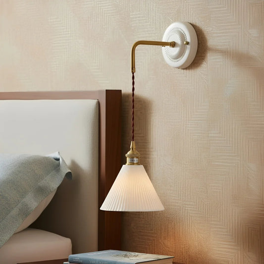 Modern Minimalist Ceramic Decorative Wall Light
