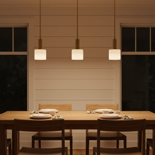 Modern Porcelain Pendant Light