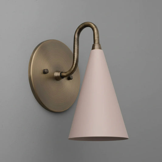 Modern Tapered Cone Shade Vanity Sconce
