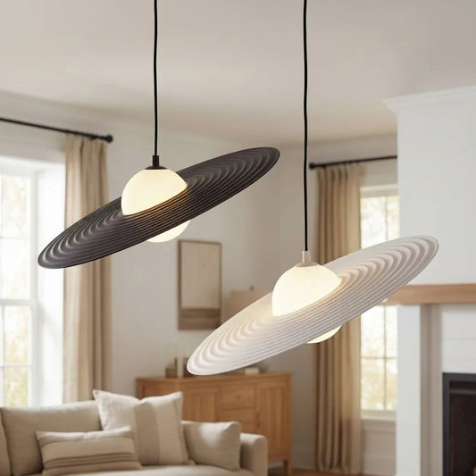 Modern Minimalist Disc Metal Pendant Light