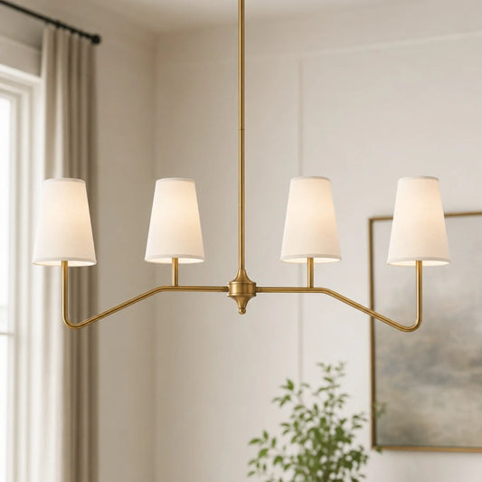 Mossie Farmhouse 4-Light Kitchen Island Chandelier