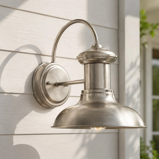 Nathan Industrial Dome Metal Wall Sconce