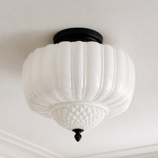 Roisin Modern Glass Flush Mount Ceiling Light