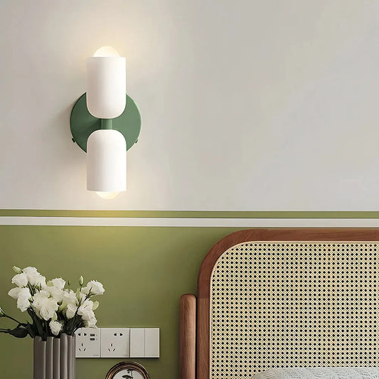 Rera Modern Up-Down Glass Wall Sconce