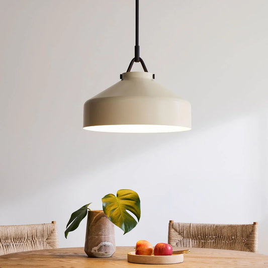 Nordic Minimalist Morandi Metal Cup Pendant Light