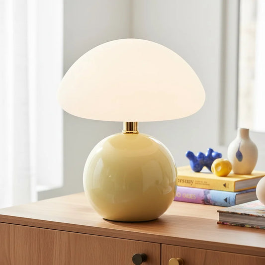 Nordic Ceramic Mushroom Decorative Table Lamp