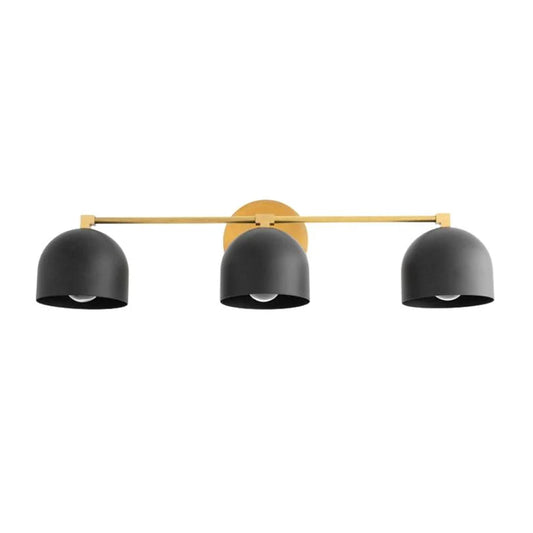 Nordic Metal Deep Ball Vanity Sconce