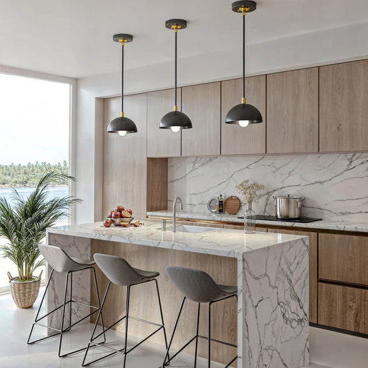 Octavia Modern Multi - Color Dome Pendant Light