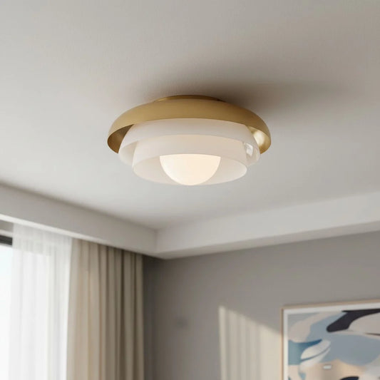 Oria Modern Multi-Layer Glass Ceiling Light