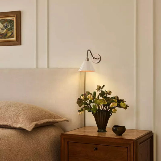 Penia Modern Classic Industrial Tapered Sconce