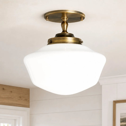 Pernel Modern Schoolhouse Semi-Flush Ceiling Lamp